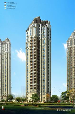 山東青島江山麗城住宅小區(qū)方案設(shè)計(jì)