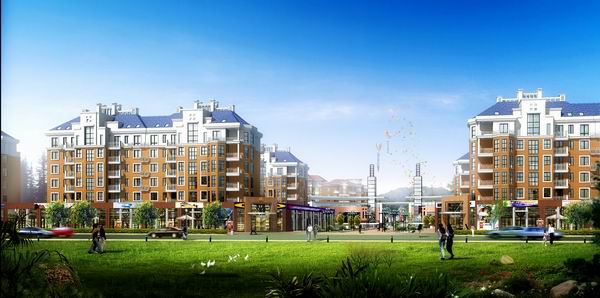 山東萊蕪東?；▓@居住區(qū)設計(圖2)