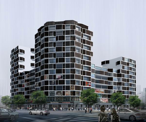 北京德勝門外華龍大廈建筑方案設(shè)計(jì)