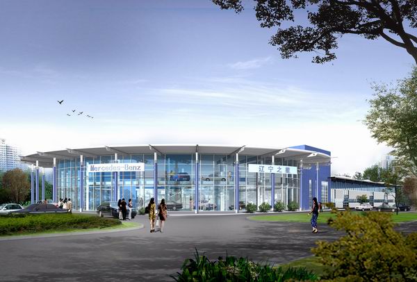 沈陽(yáng)遼寧之星奔馳4S展廳