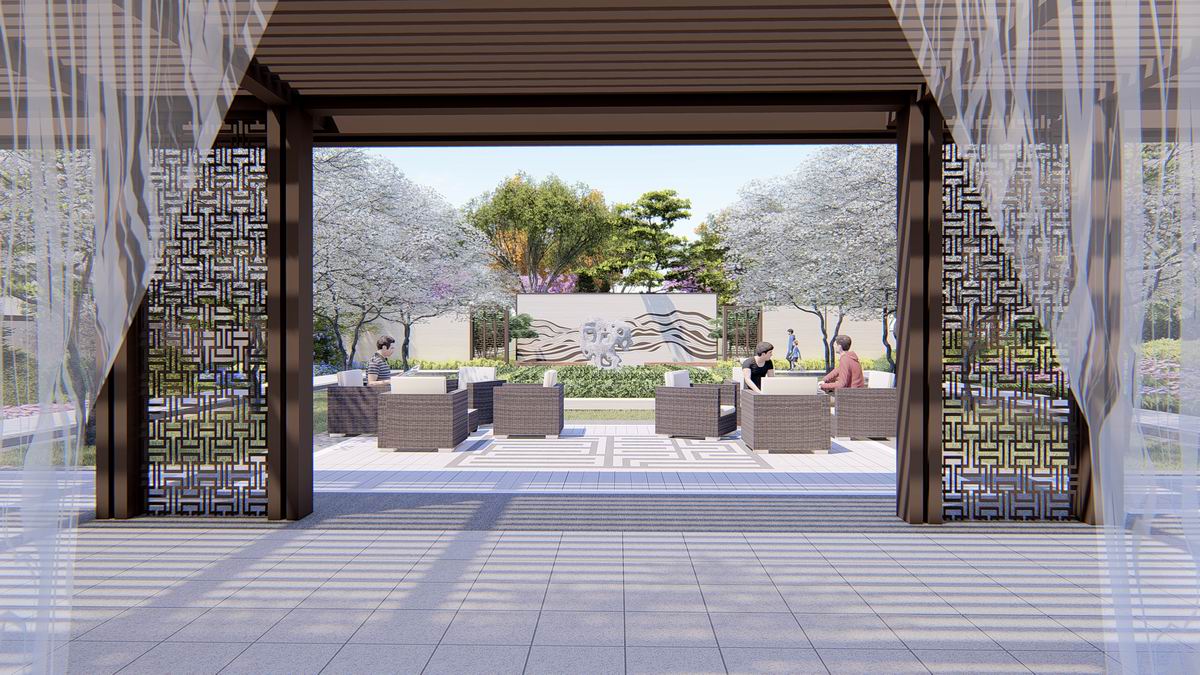 藍(lán)色康橋L區(qū)景觀設(shè)計(jì)(圖5)